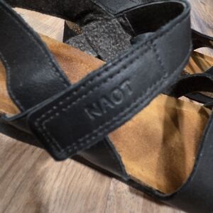 Naot Black Sandals